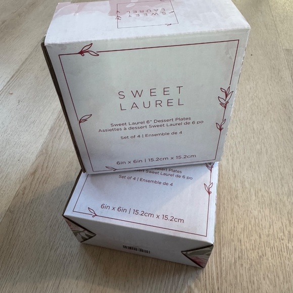 8 6” Dessert Plates by Sweet Laurel - Picture 2 of 3